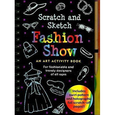 

New Scratch and Sketch FASHION SHOW an art activity book