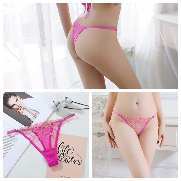 G String Sexy hot Transparan Low Waist Celana Dalam Wanita ikat pinggang tipis thongs Sexy Lingerie 3C235