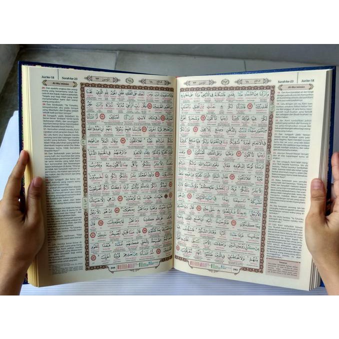 Promo Alquran Tafsir Perkata 3 Bahasa Arab Latin Terjemahan A4