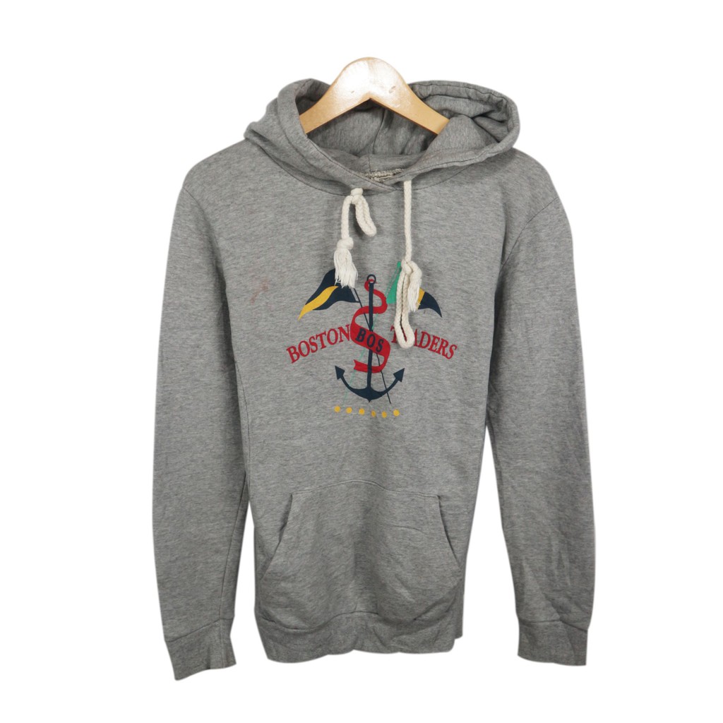 Abu Hoodie Pria/Wanita BostonTraders HoodieMurah HoodiePria HoodieWanita HoodiePolos HoodieLucu