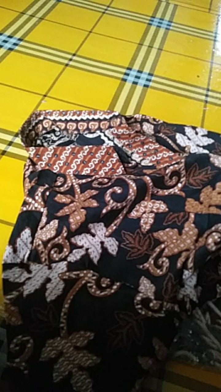 Bswart Batik Hrb026 Kenongo Kemeja Panjang Pekalongan S M L Xl Xxl Batik Pria Murah Modern Grosir