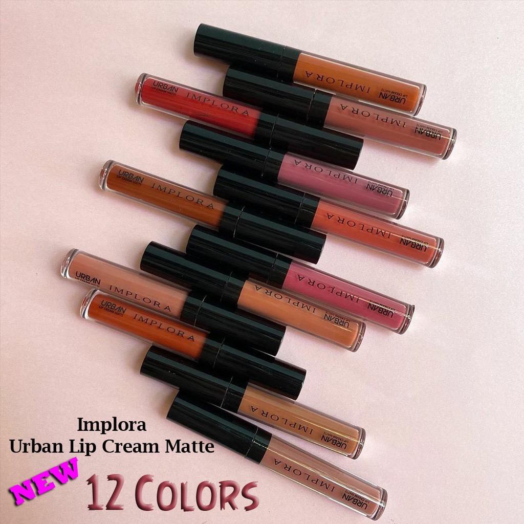 ARJUNA IMPLORA Urban Lip Cream Matte Original BPOM - Lipcream Kosmetik KT5