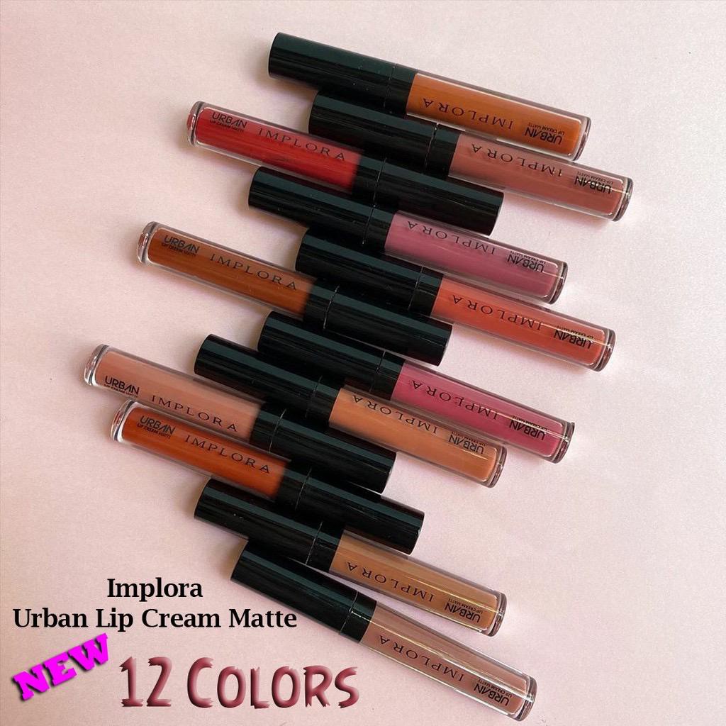 IMPLORA Urban Lip Cream Matte Original BPOM - Lipcream Kosmetik