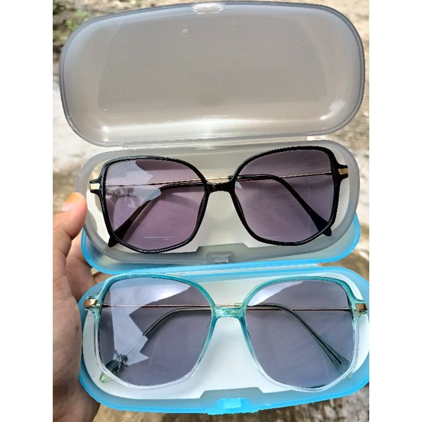 COD kacamata photocromic kotak FREE BOX+LAP