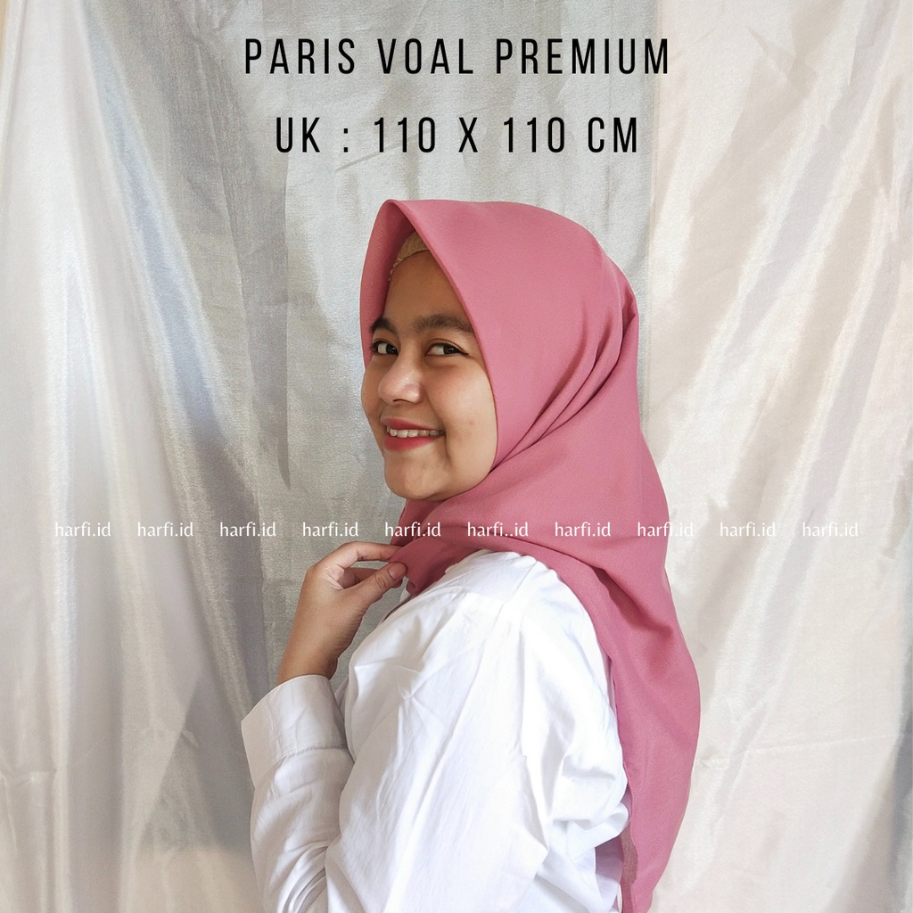 Segi Empat PARIS PREMIUM/ Bahan VOAL