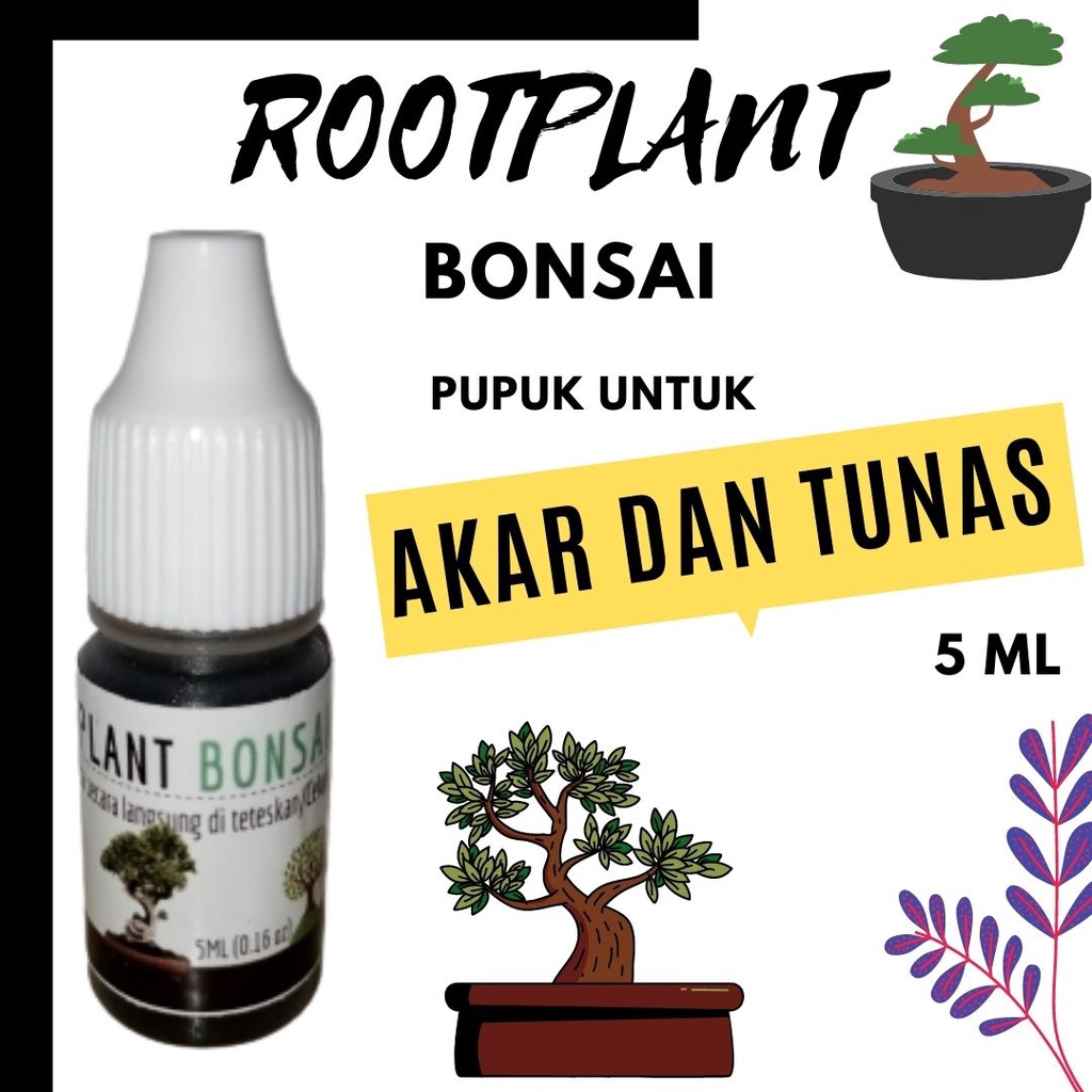 Pupuk Pemicu Akar Bonsai Serut, Pupuk Rootplant Bonsai TERPECAYA