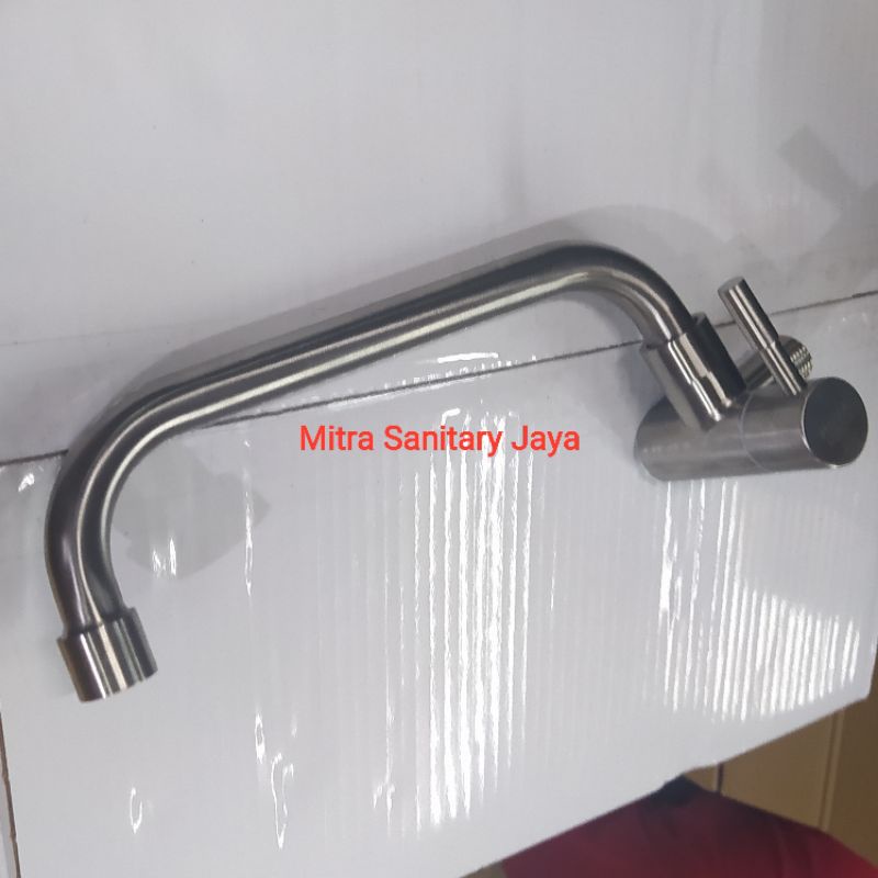 Kran Sink Setengah Angsa Stainless/ Kran Sink Stainless Setengah Angsa/ Kran dapur setengah angsa
