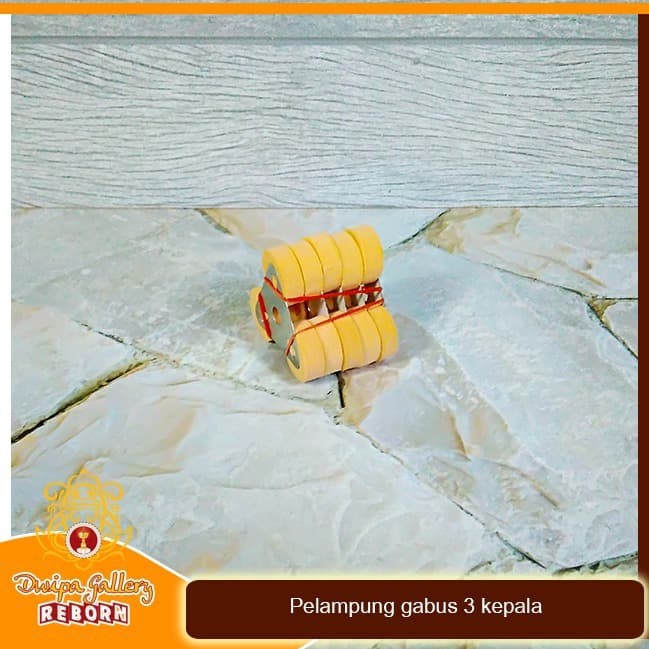 Pelampung minyak/ pelita gabus 3 kepala