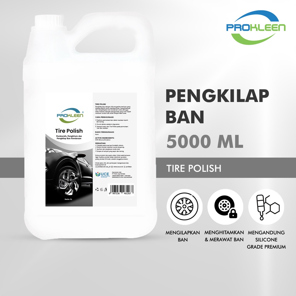 PROKLEEN Semir Ban/Tire Polish 5L Konsentrat