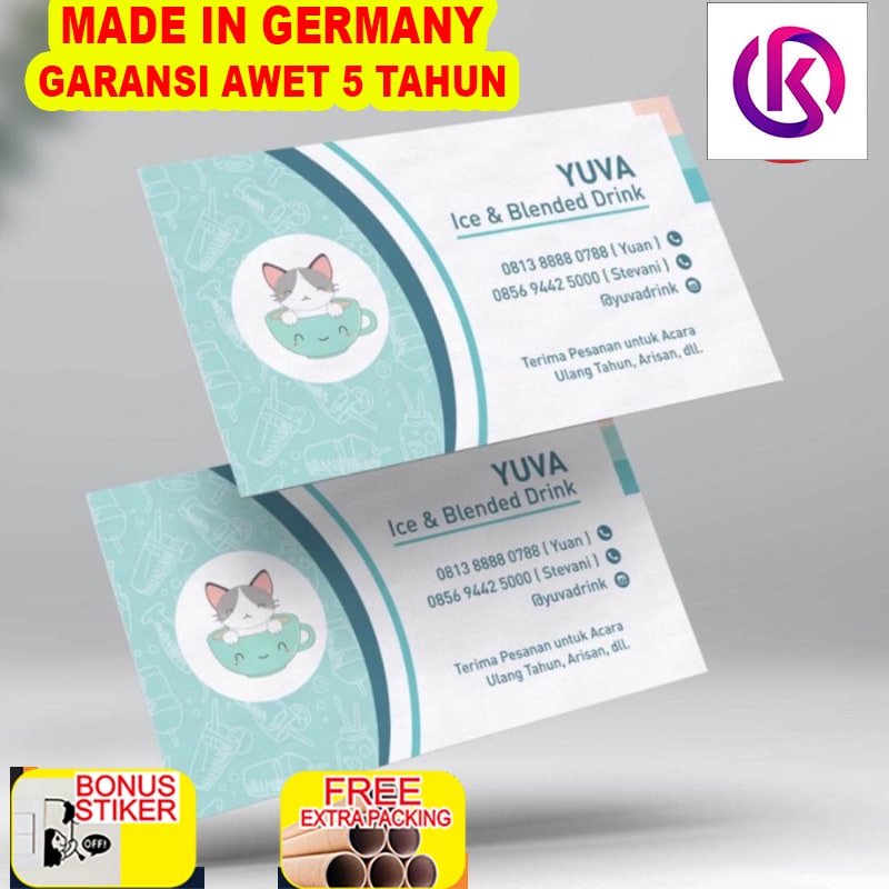 

Grosir Kartu Nama - Laminasi 1 Sisi