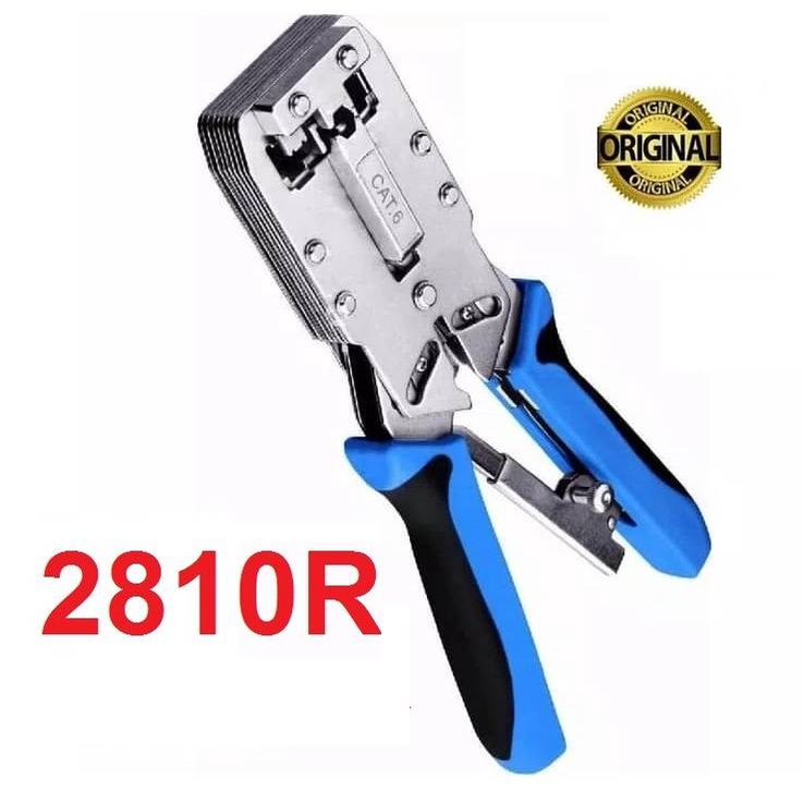 Tang Crimping 2810R Kabel LAN Internet telepon CAT6 Krimping HT-2810R Tang Modular Crimping Tool