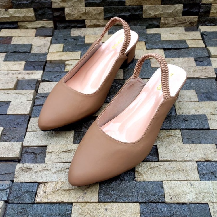 Murano Amanda Brown Sepatu Big Size Jumbo 41-46