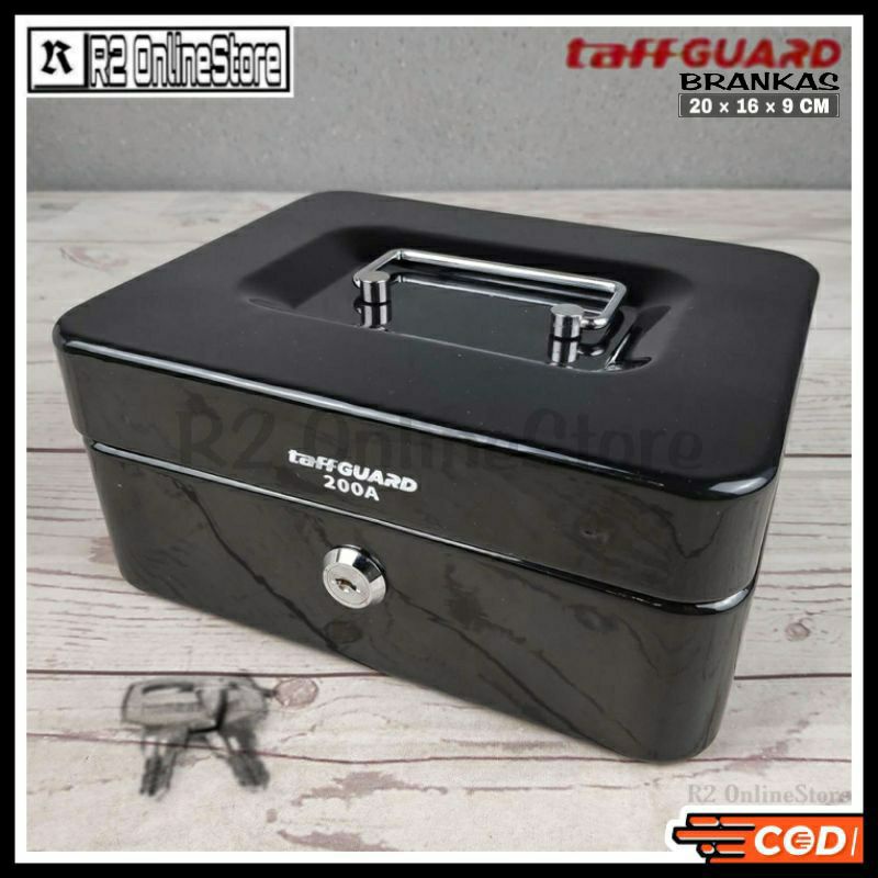 Brankas Kunci Manual Mini Money Box Uang Cash - Berangkas Duit Emas Perhiasan Permata Perak Arsip Ka