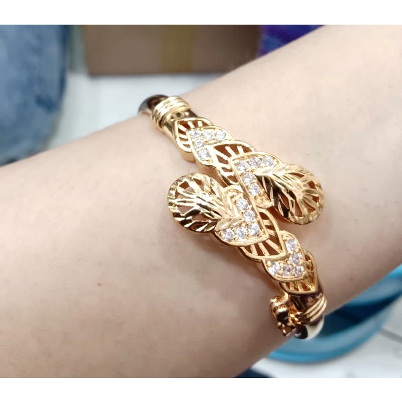 Gelang tangan wanita / gelang / gelang lapis emas / yaxiya / xuping