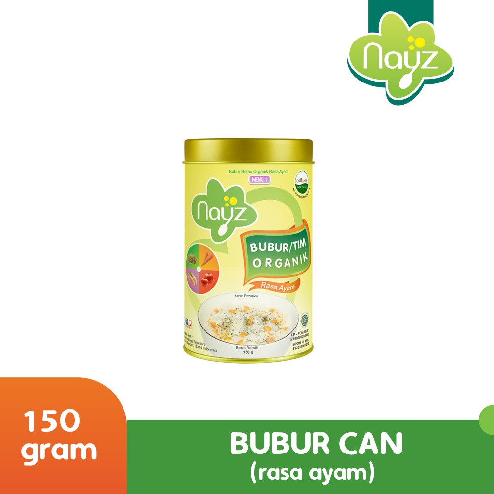 

Nayz Bubur Tim Can 1 (Ayam) 150 gr