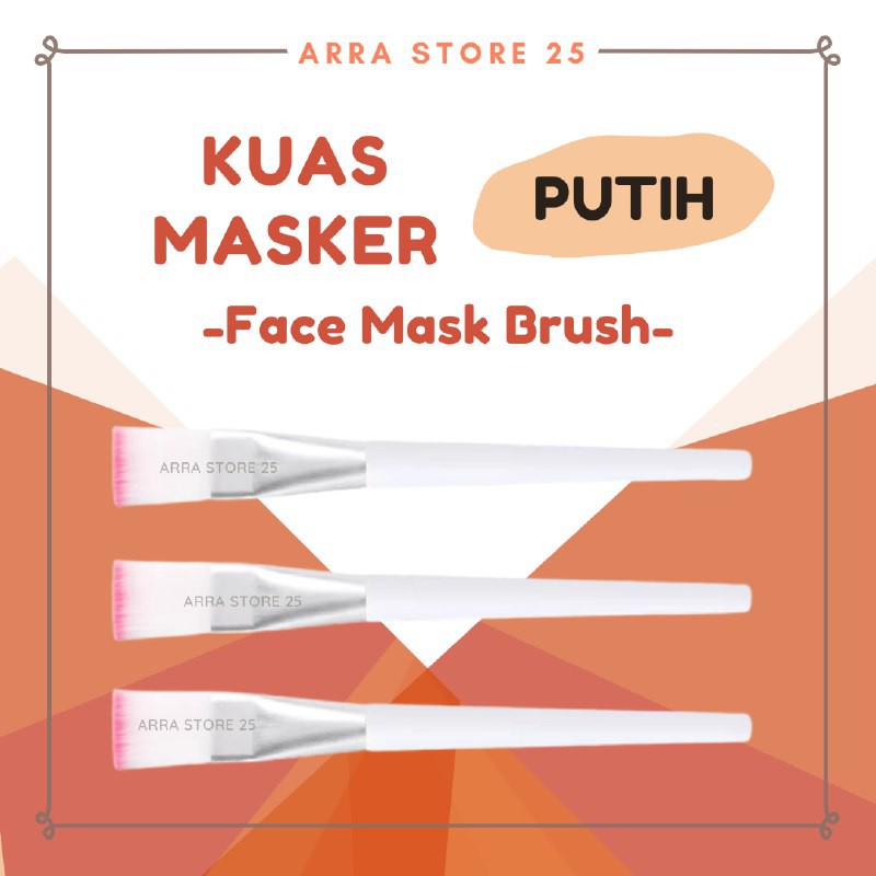 Kuas Masker Wajah Makeup Brushes Kosmetik Putih Susu Facemask