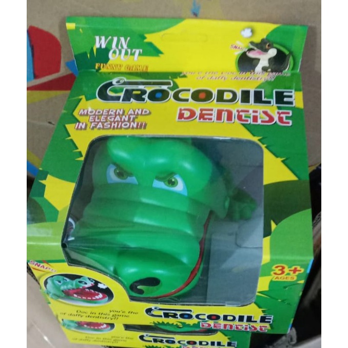 Mainan gigit buaya/ Buaya gigit