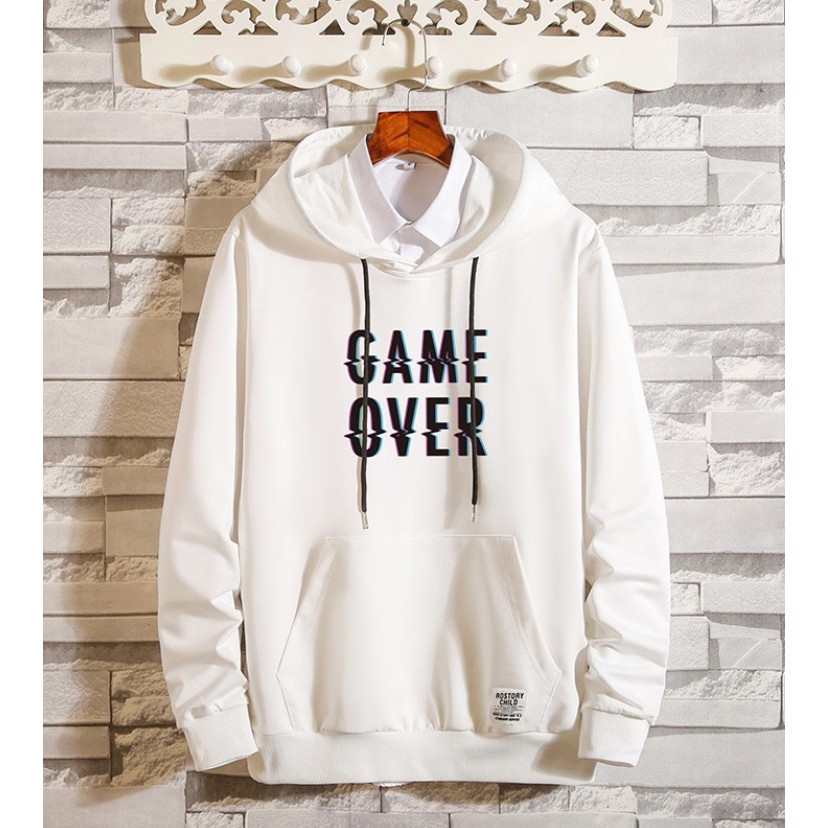 FORTGLASS GAME OVER SWEATER HODIE RAJUT JUMPER POLOS PRIA LENGAN PANJANG