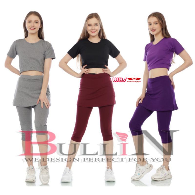 Celana senam rok pendek | Bullin