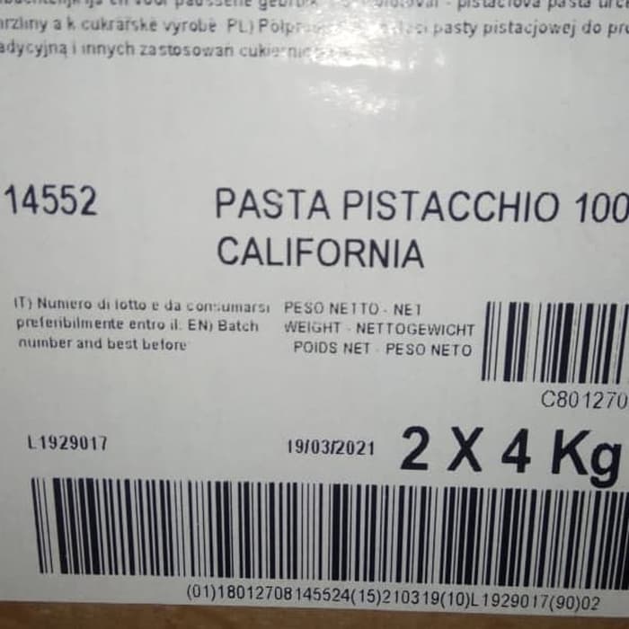 

Promo Spesial - Mec3 Pistachio Paste 100% California Bahan Gelato Repack 200Gram