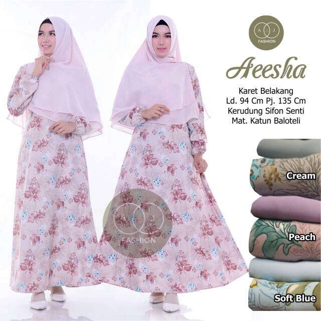 Aeesha Gamis + Kerudung