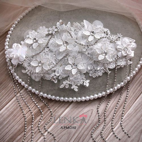 [READY STOCK] BRIDAL TIARA HEADPIECE PENGANTIN WANITA PESTA MODERN APM012