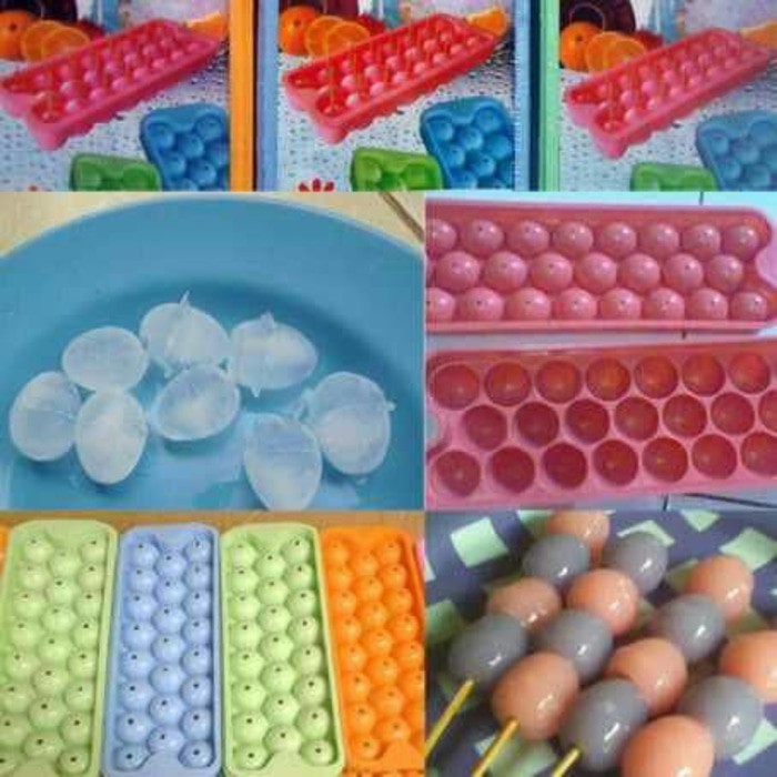 Jual Cetakan es batu puding agar jelly telur puyuh ice tray Shopee Indonesia