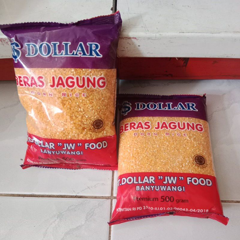 

Beras Jagung DOLLAR (Corn Rice) 500gr