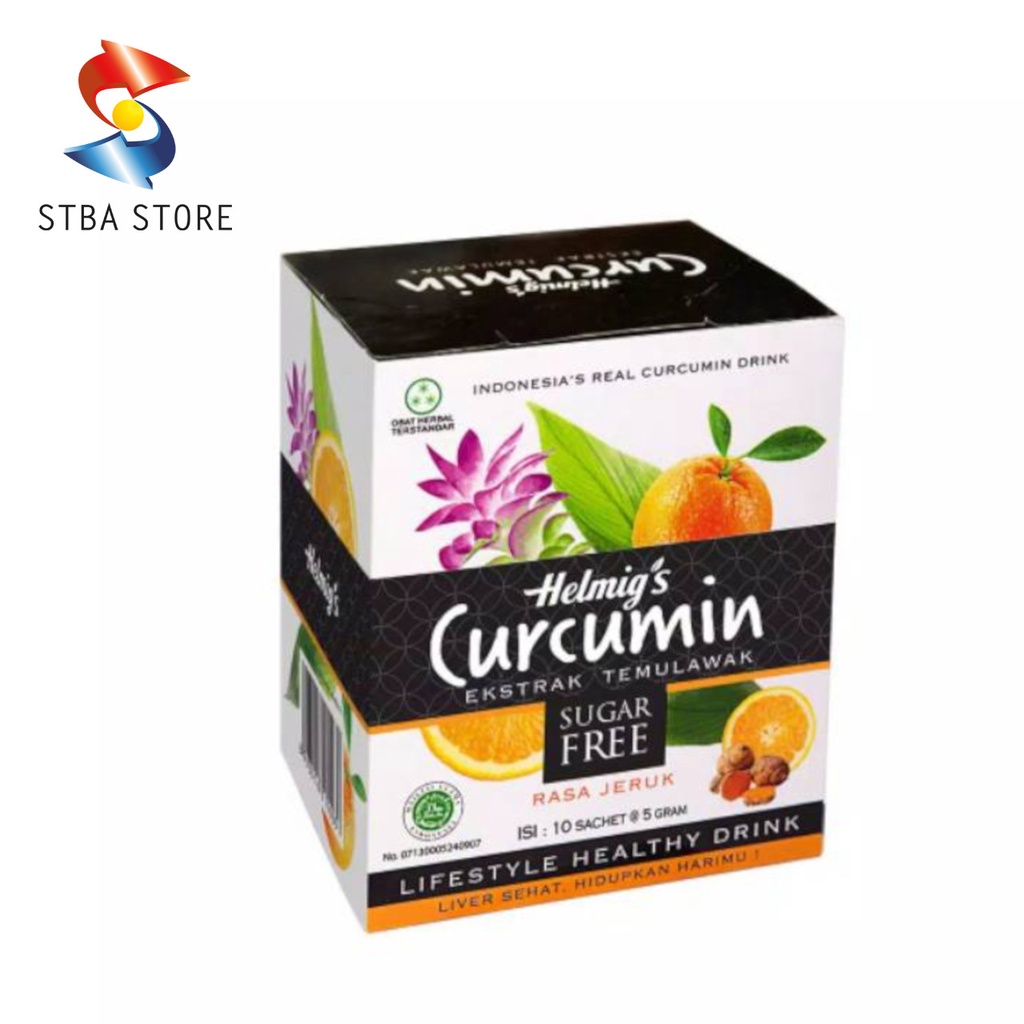 

Helmig's Curcumin Ekstrak Temulawak SF (Sugar Free) Jeruk (@ 10 sachet)