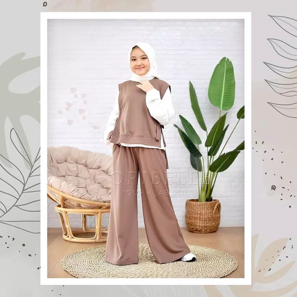 1 Set Pakaian Wanita - Set Derby Set Baju Wanita/Baju Perempuan Murah/ Kekinian/Original//Terbaru//T
