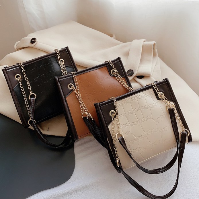 TB-38 tas selempang pu leather kulit imitasi buaya import korea jepang high quality