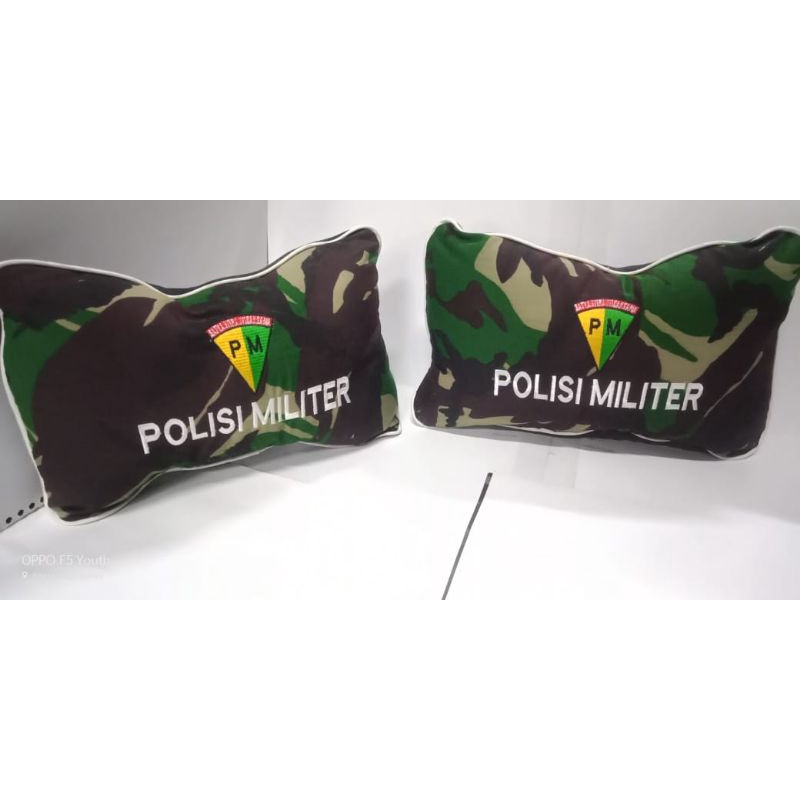 bantal mobil POLISI MILITER LORENG / batal mobil POLISI MILITER