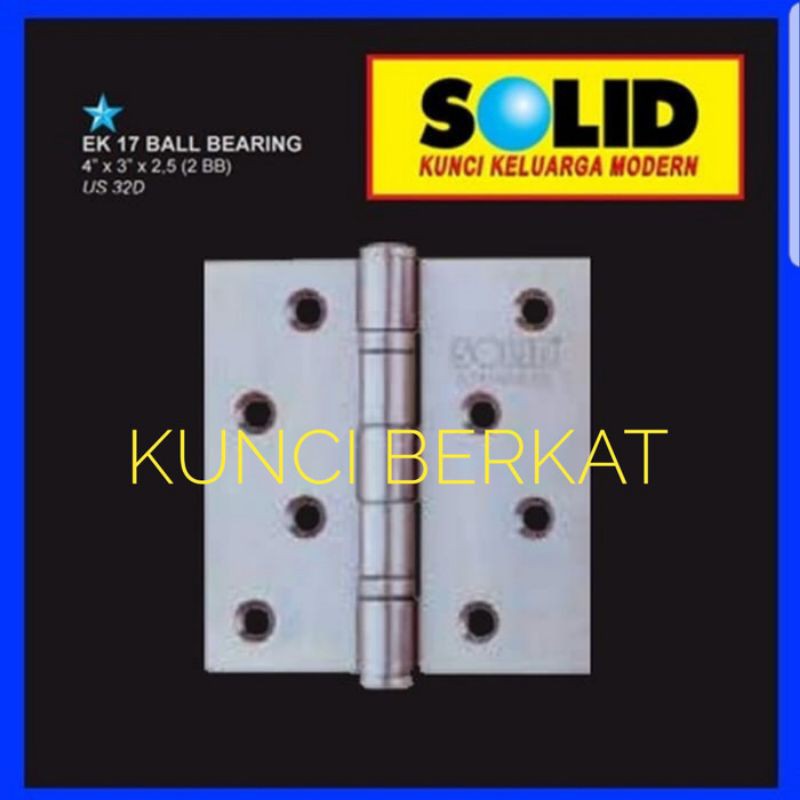 Engsel Solid 4 inchi/EK 17 BB