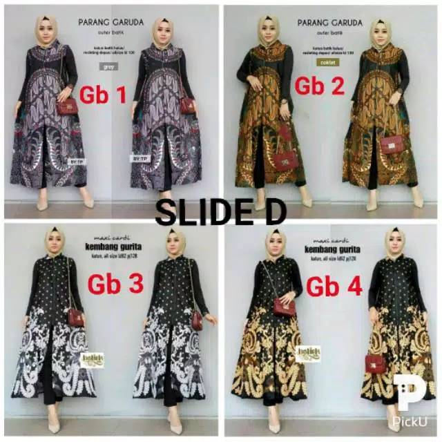 Outer batik JUMBO motif terbaru longcardi terlaris