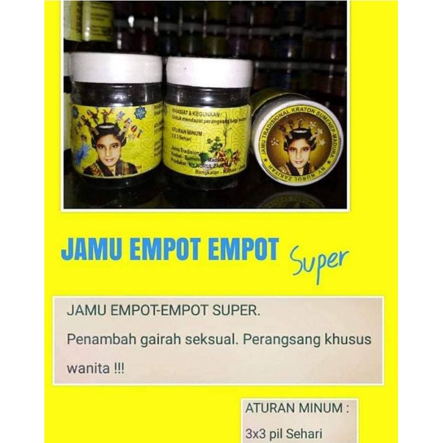 

Jamu Empot Empot Super CV Kraton Sumenep