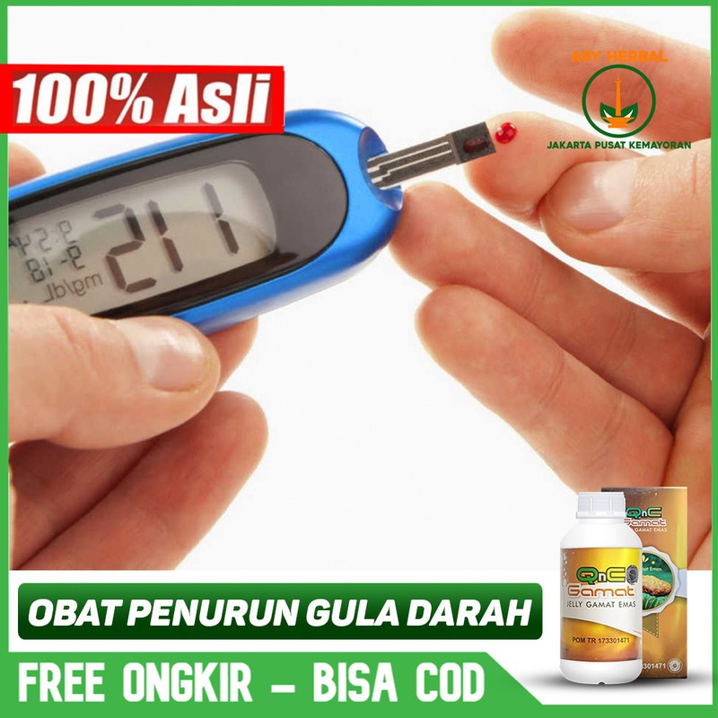 

Obat Herbal Penurun Gula Darah Tinggi, Sering Pusing, Kolesterol Herbal QnC Jelly Gamat Bisa COD