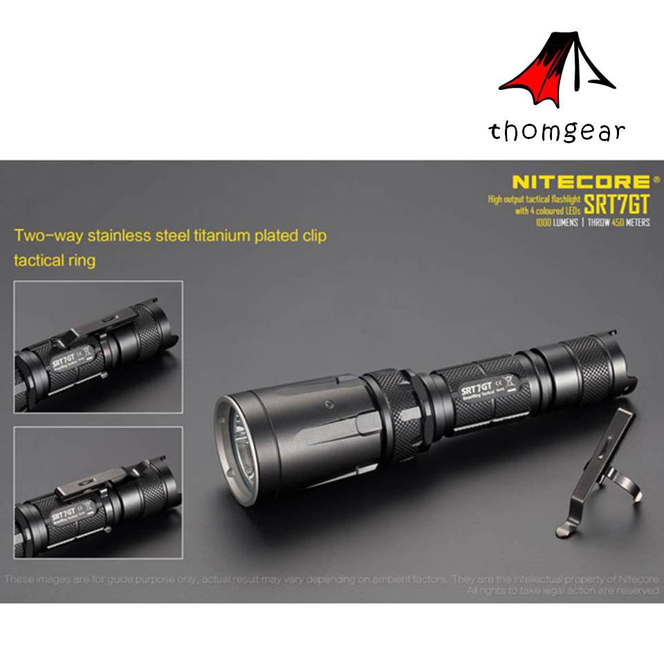 Senter Nitecore Srt7gt Senter Led Cree Xp-L Hi V3 1000 Lumens Senter Perang Tentara Brimob Jm Thomgear