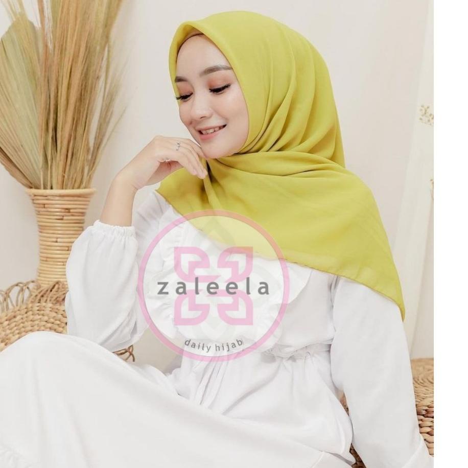 〈〈GRO⚡IR〉〉Kerudung Segi Empat polos | 60 Warna (Lemon/Lime)