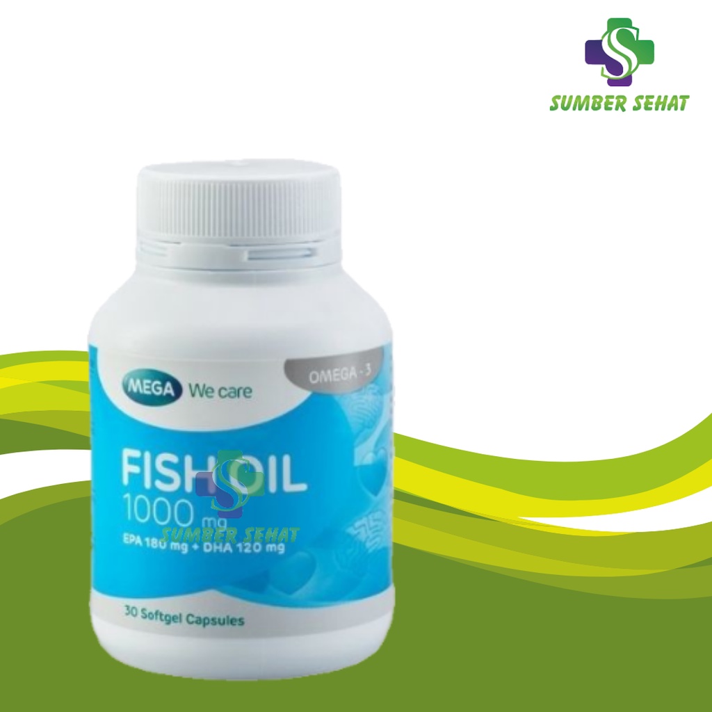 MEGA WE CARE FISH OIL 1000 MG BOTOL 30 KAPSUL