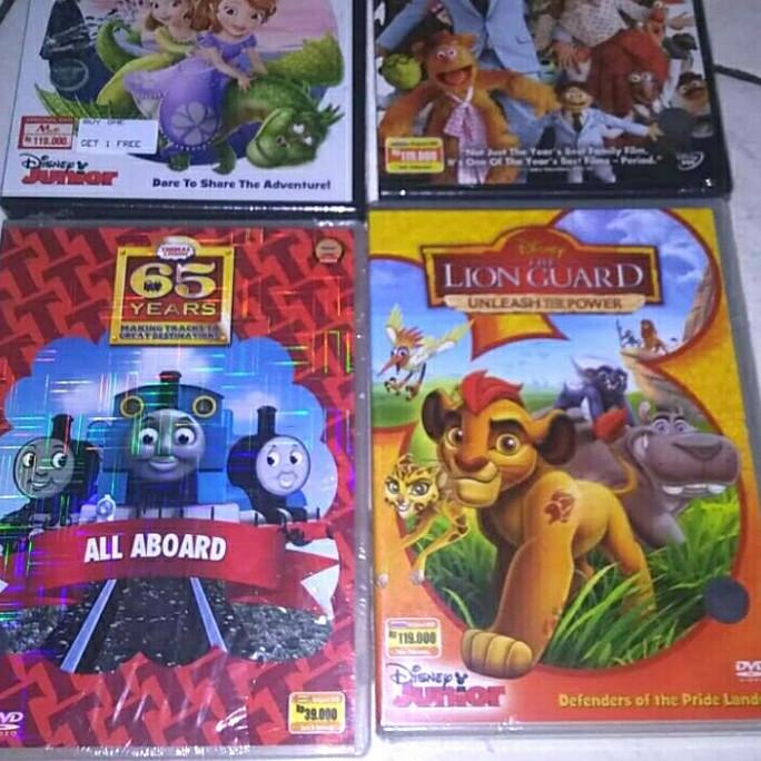 DVD Thomas & Friends The Lion Guard The Muppets Sofia The First TERPOPULER
