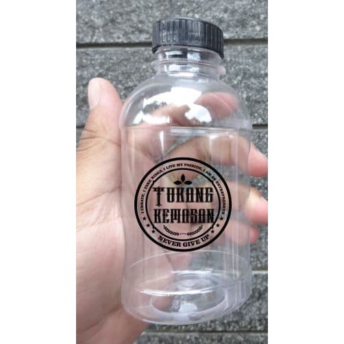 BOTOL PLASTIK LABOR 250 ML / PET / KEMASAN