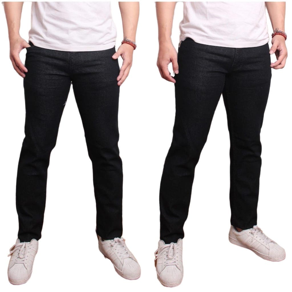 Celana Jeans Pensil Pria Jeans Panjang Laki Cowok Dewasa Slimfit Skinny Polos cod promo