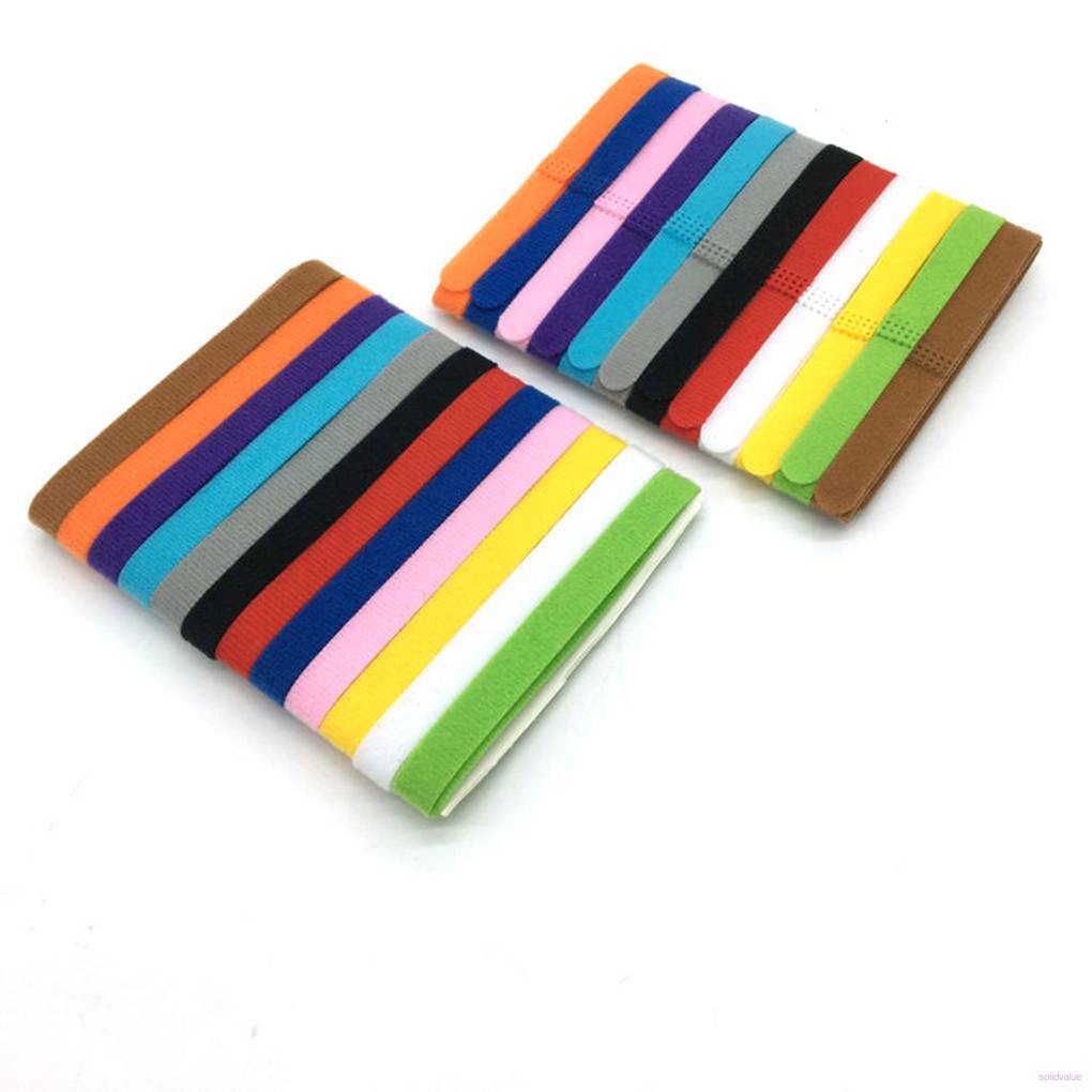 5 / 12 / 15 Warna Kalung Identifikasi Bahan Kain Lembut Dapat Disesuaikan Ukuran 10x230mm Untuk Anjing Newborn