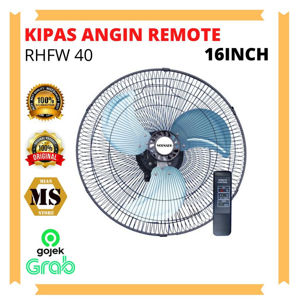 KIPAS ANGIN TEMBOK REMOTE RHFW 40 VORNADO