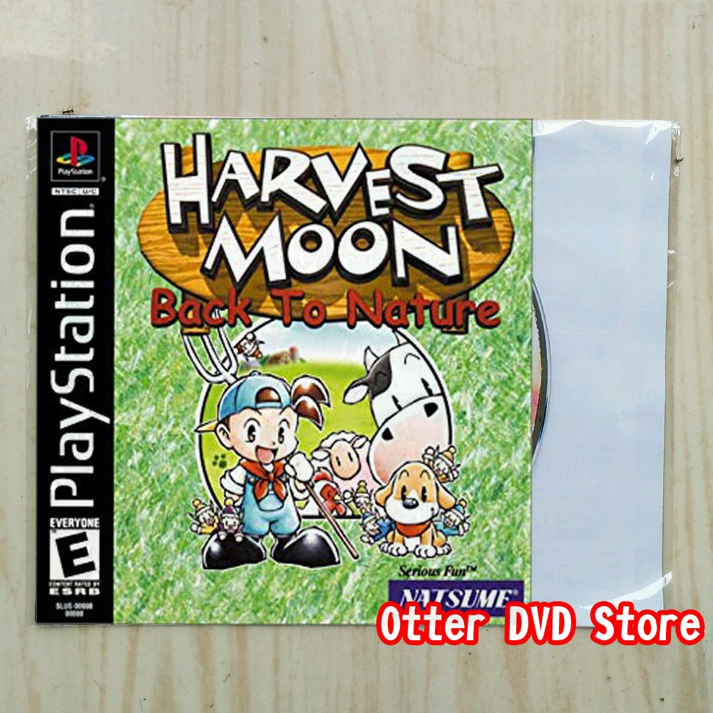 Kaset CD Game Ps1 Ps 1 Harvest Moon - Back To Nature