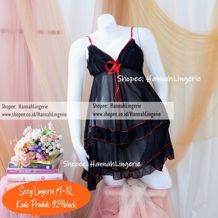 Transparan Lingerie M L Xl Baju Tidur Transparan Premium Seksi Cantik Lingerie Wanita Baju Tidur 924 Shopee Indonesia