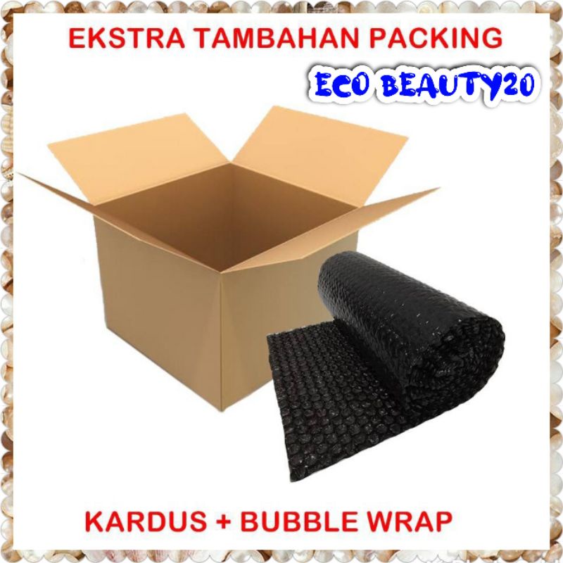 

Extra Tambahan Packing Kardus + Bubble