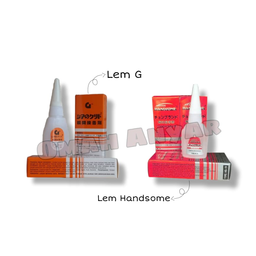 Lem G Lem Handsome Korea Alteco Fulloc ASLI ORIGINAL Multifungsi Super Glue Besi Power Glue Ori Thong Shen