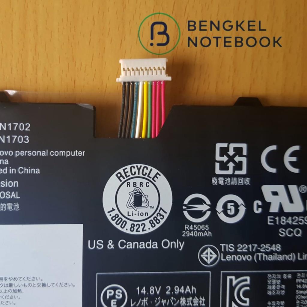 Baterai Lenovo ThinkPad X1 Carbon Gen3 2015 00HW003 00HW002 SB10F46441 SB10F46440