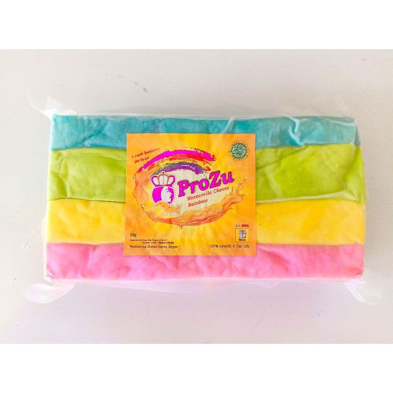Keju Mozarella Rainbow 1 Kg